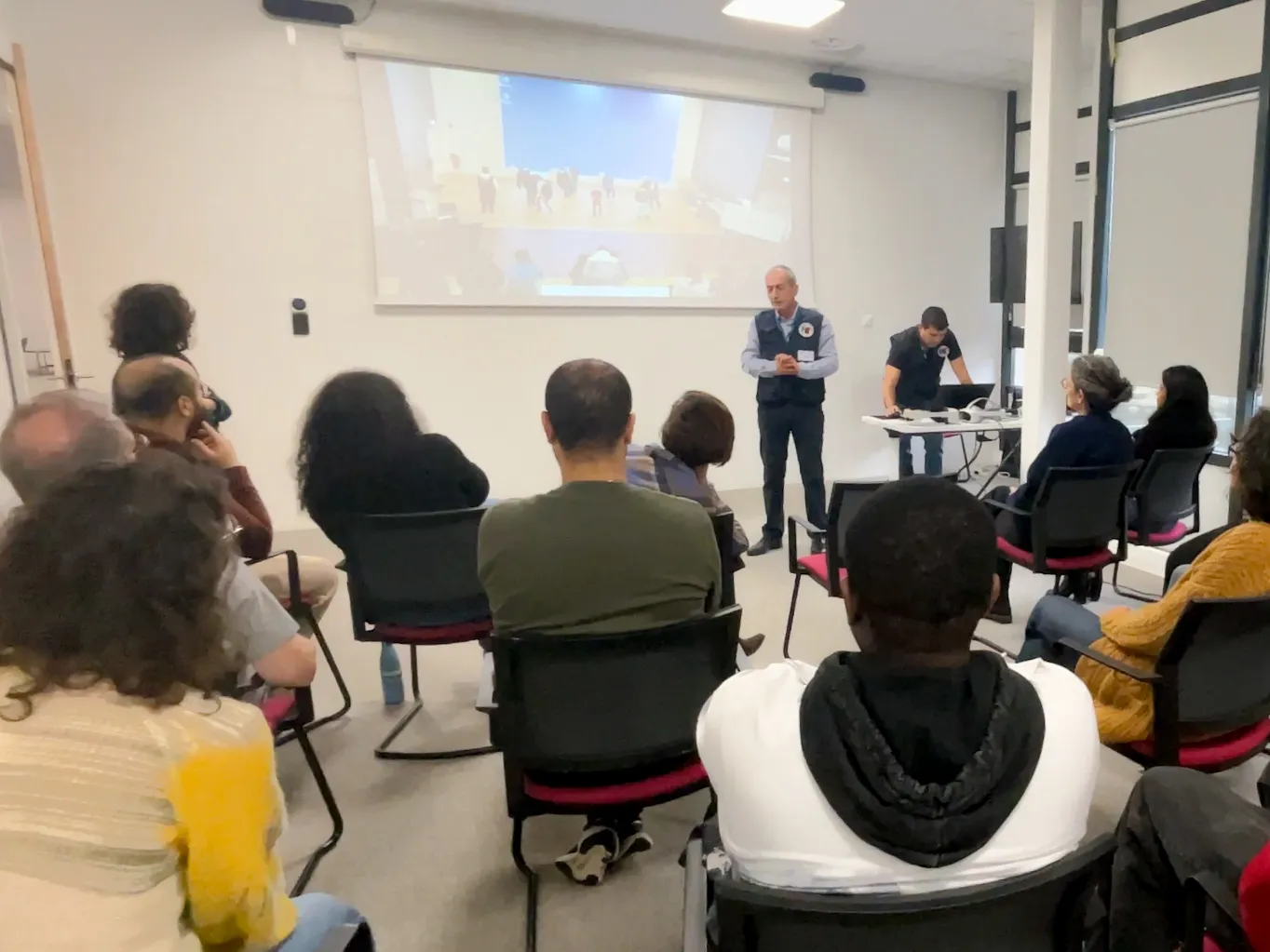 Présentation du projet d’innovation de Pompiers Sans Frontières lors de la soirée Afnic